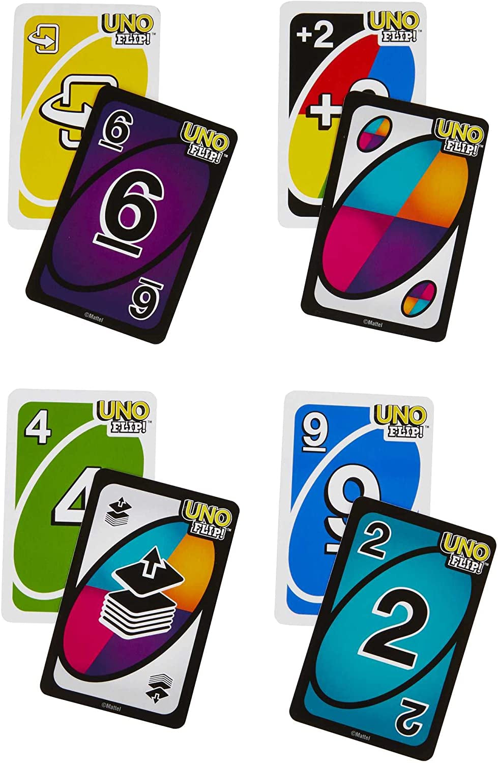 UNO Flip! Card Game for Kids, Adults & Family Night with Double-Sided Cards in Collectible Storage Tin (Amazon Exclusive)