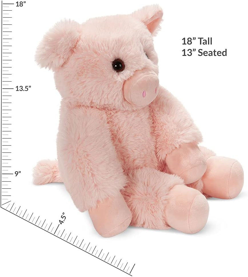 Pig Stuffed Animal - Oh so Soft Pig Plush, Pink, 18 Inch