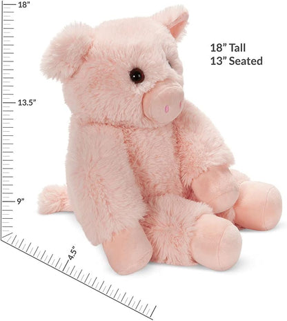 Pig Stuffed Animal - Oh so Soft Pig Plush, Pink, 18 Inch